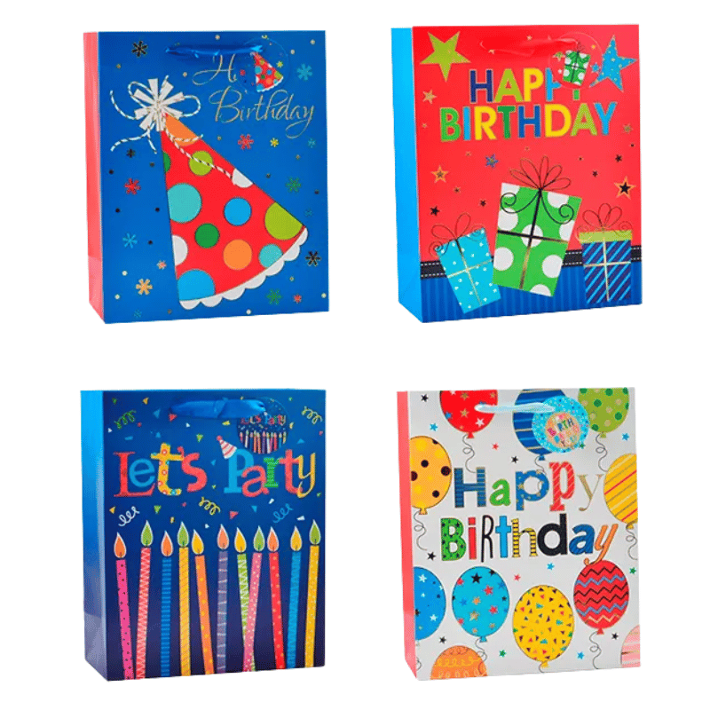 Childrens Foiled Medium Gift Bag