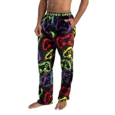 Mens Gamer Fleece Lounge Pants