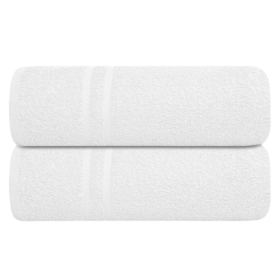 Luxury Soft Cotton Chevron Hand Towel White