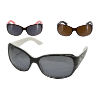 Ladies Plastic Frame Detail Design Sunglasses