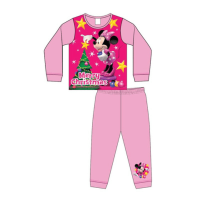 Official Younger Girls Minnie Mouse Christmas Pyjamas