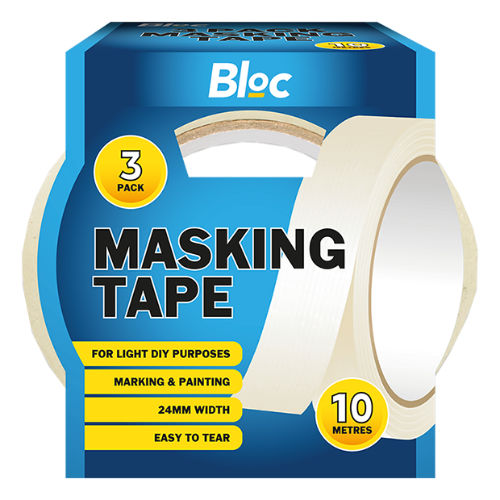 Masking Tape 3 Pack 10m