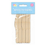 Wooden Knives 20 Pack