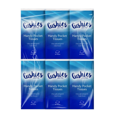 Pocket Tissues - 6 Pack