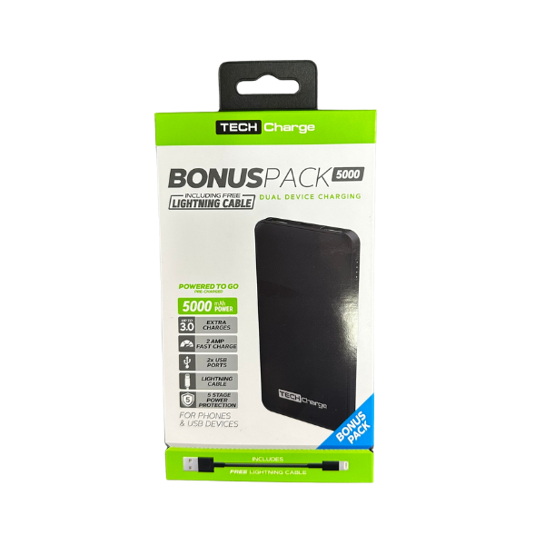 Super Slim 5000 Tech Charger Power Bank