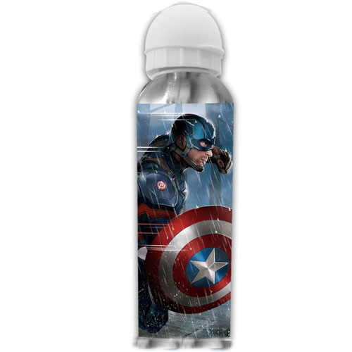 Reusable Aluminium Sports Bottle Captain America