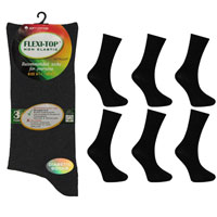 Flexi-Top Non Elastic Diabetic Socks Plain