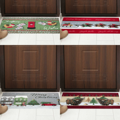 Christmas Design Printed Door Mats