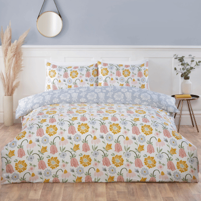 Luxury So Soft Easy Care Duvet Set Victorian Bloom Multi