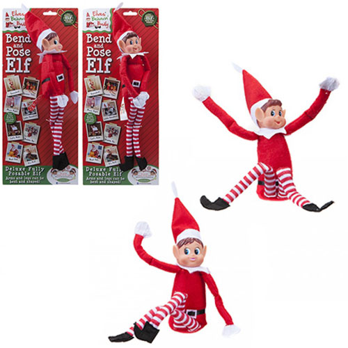 Bend And Pose Deluxe Felt Posable Elf