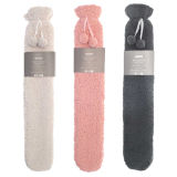 Long Hot Water Bottles With Teddy Plush Cover
