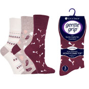 Ladies Gentle Grip Socks Nomadic Journey
