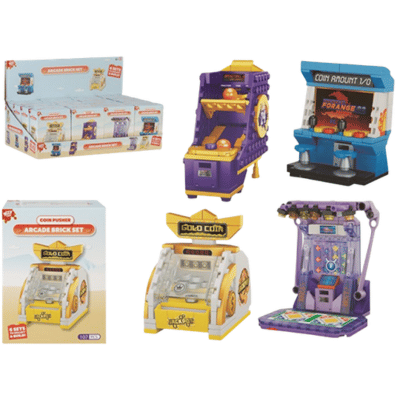 Wizz Toys Arcade Fun Building Brick Set - 4 Assorted