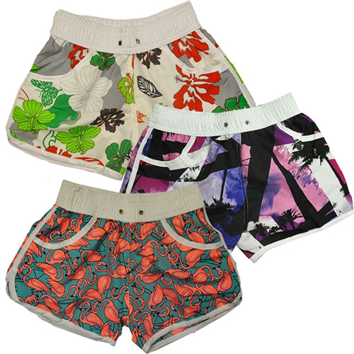 Ladies Surf Printed Shorts
