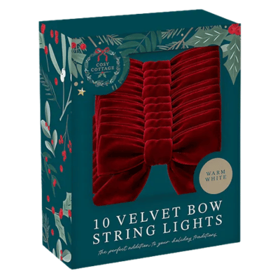 Velvet Bow Festive String Lights