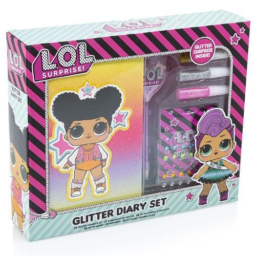 Official LOL Surprise Decorate Glitter Diary Set