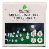 Crystal Ball Solar String Lights Bright White