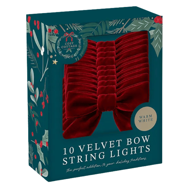 Velvet Bow Festive String Lights