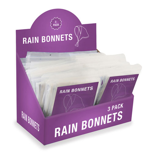 Rain Bonnets 3 Pack
