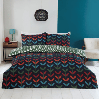 Luxury So Soft Easy Care Duvet Set Jules Navy