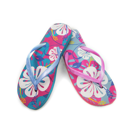 Ladies Flip Flops Daisy Design