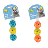 Bell Playball Cat Toy 3 Pack