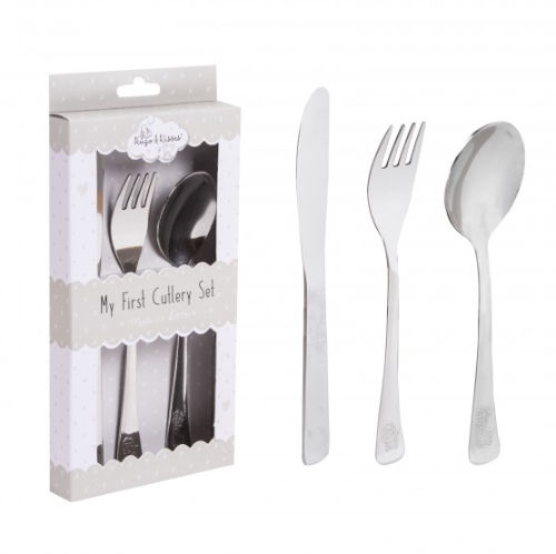Hugs And Kisses My First Cutlery Set