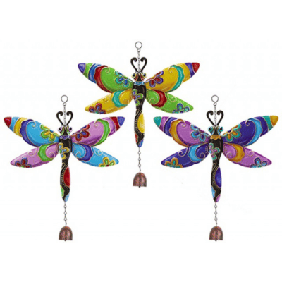 Colourful Dragonfly Mental Garden Windchime