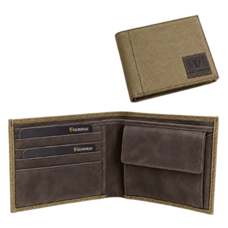 Official Guinness Canvas & Leather Wallet