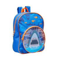 Arch Shark Adventure Backpack With Shakeable Shell Detail