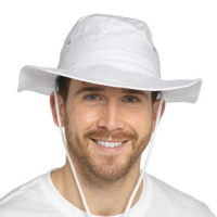 Mens White Safari Hat