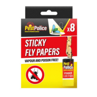 Sticky Fly Paper Insect Catchers 8 Pack