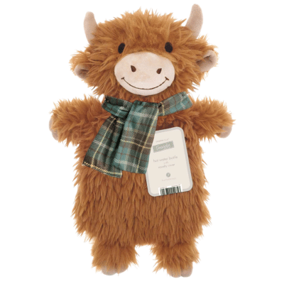 Hot Water Bottles with Novelty Cover - Highland Cow