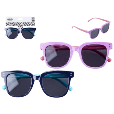 Childrens Plastic Framed Sunglasses