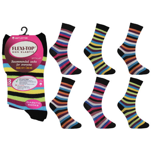 ladies socks without elastic tops uk