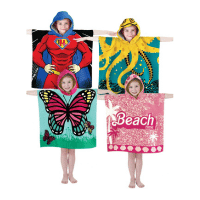 Kids Hooded Poncho Pal Beach, Bath Towels