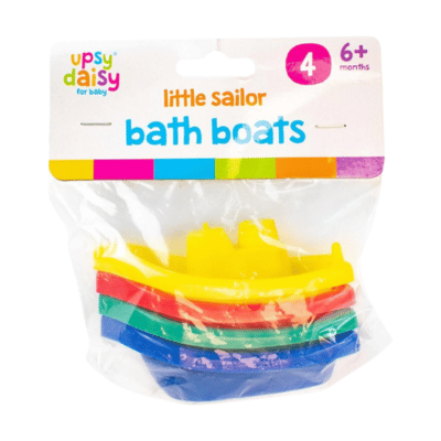 Little Sailor Bath Boats 4 Pack