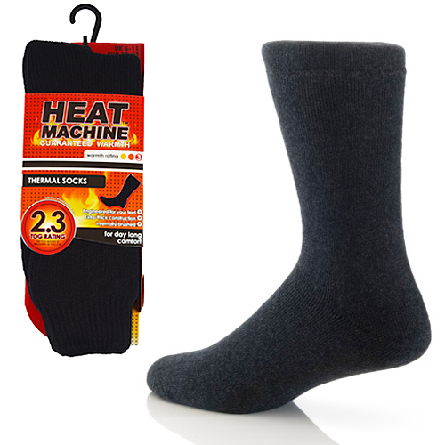 Mens Heat Machine Thermal Socks
