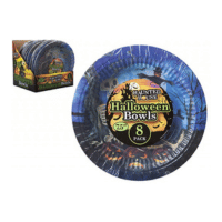 Haunted House Spooky Halloween Paper Bowls 8 Pack