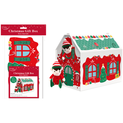Elf House - Flat Packed Box