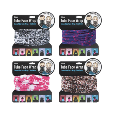 Ladies Tube Face Wrap Headwear
