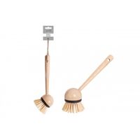 Coco & Gray Round Wooded Pot Brush