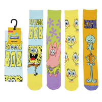 Mens Official Spongebob Squarepants 1 Pack Socks