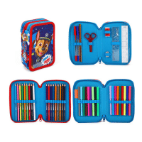 Official Paw Patrol Filled 3 Zip Pencil Case