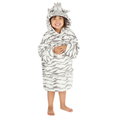 Infants Zebra Novelty Snuggle Hoodie