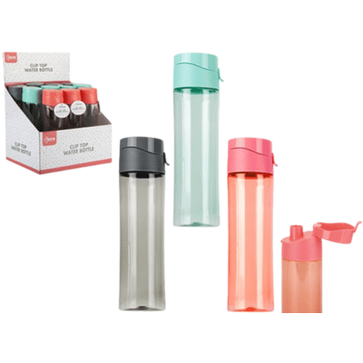 Clip Top Water Bottle
