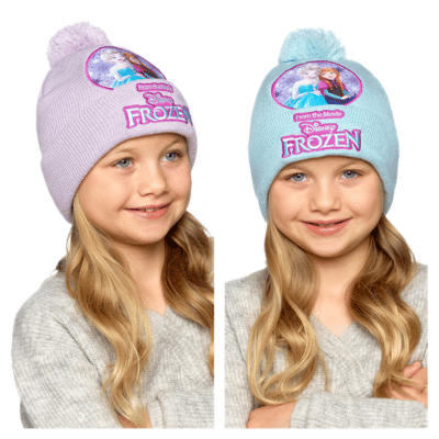 Girls Official Frozen Embroided Hats