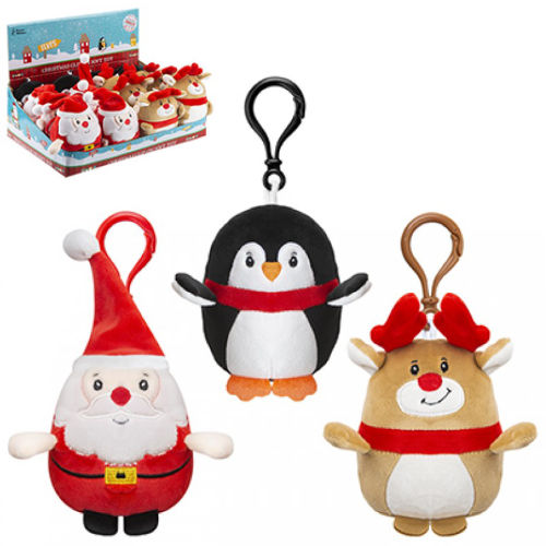 Christmas Clip On Plush Toy