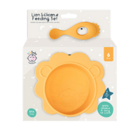 Lion Silicone Feeding Set