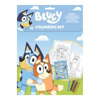 Official Bluey Colouring Set